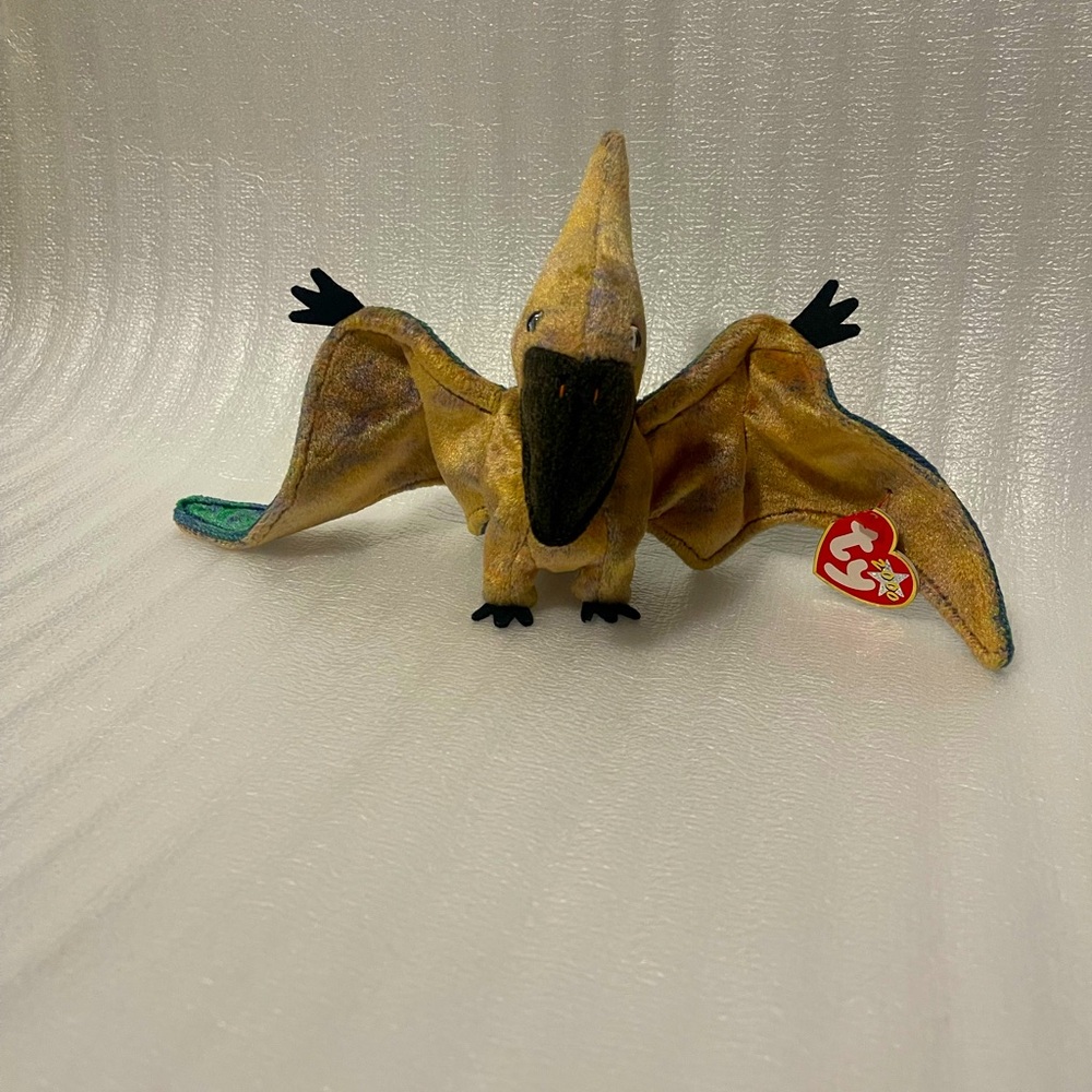 🦕 Ty Beanie Baby “Swoop” the Pterodactyl (2000) – Excellent Condition!